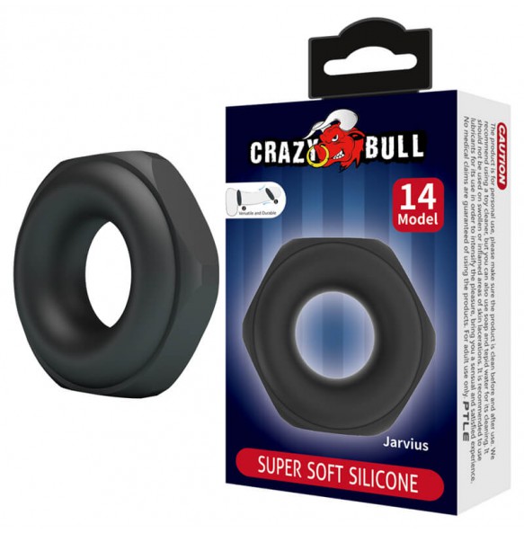 CRAZY BULL - Jarvius Super Soft Silicon Male Delay Cock Rings (Model 14) CRAZY BULL - Jarvius Super Soft Silicon Male Delay Cock Rings (Model 14)